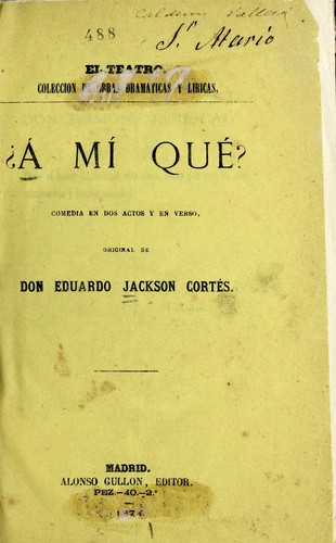 Portada de ?Á mí qué?