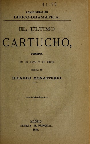 Portada de El último cartucho