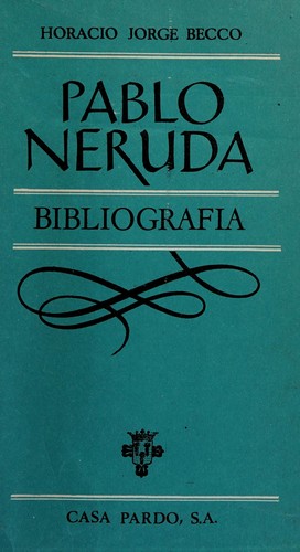 Portada de Pablo Neruda
