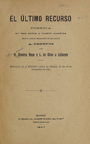 Portada de El último recurso
