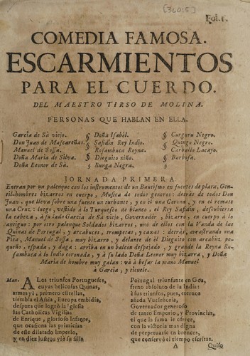 Portada de Escarmientos para el cuerdo