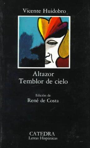 Portada de Altazor ; Temblor de cielo