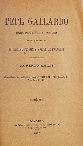 Portada de Pepe Gallardo