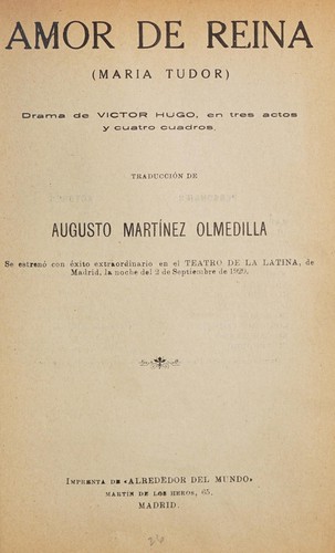 Portada de Amor de reina