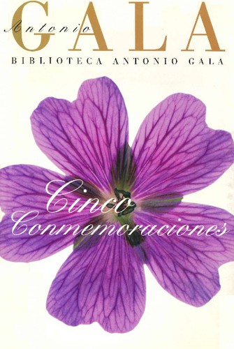 Portada de Cinco conmemoraciones