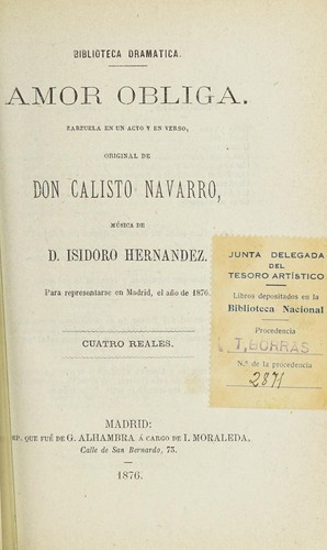 Portada de Amor obliga