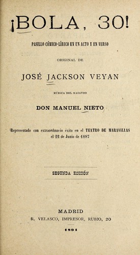 Portada de !Bola, 30!