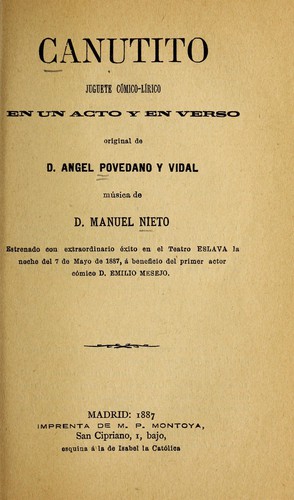 Portada de Canutito