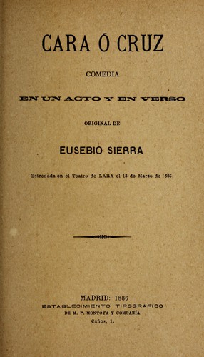 Portada de Cara o cruz