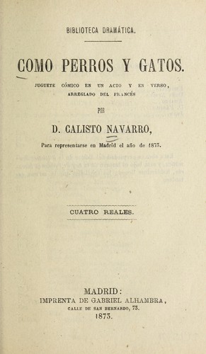 Portada de Como perros y gatos