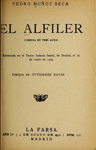 Portada de El alfiler