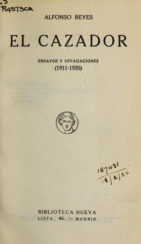 Portada de El cazador