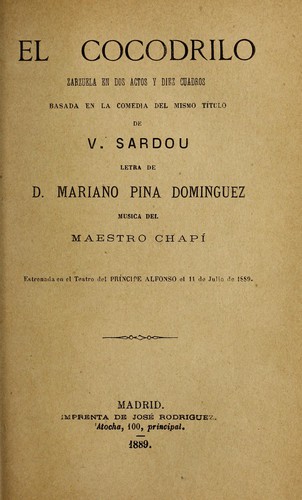 Portada de Cocodrilo