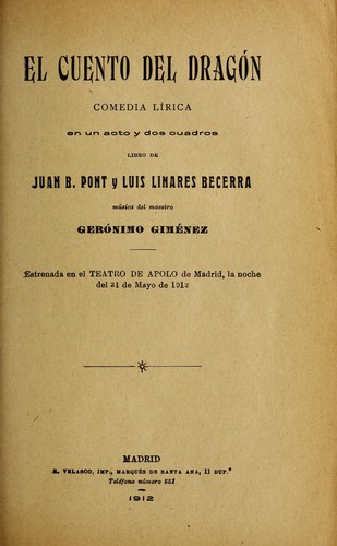 Portada de El cuento del dragón