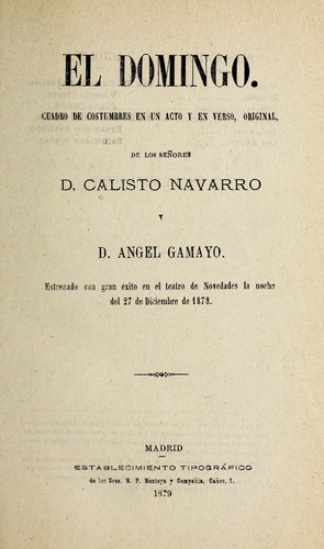 Portada de El domingo