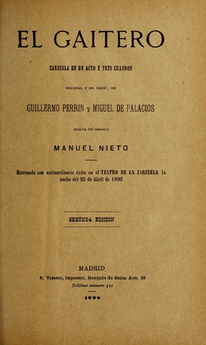Portada de El gaitero