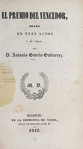 Portada de El premio del vencedor