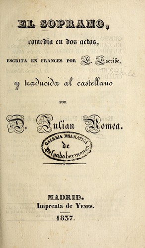 Portada de El soprano