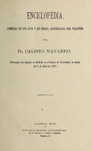 Portada de Enciclopedia