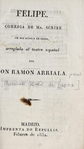 Portada de Felipe