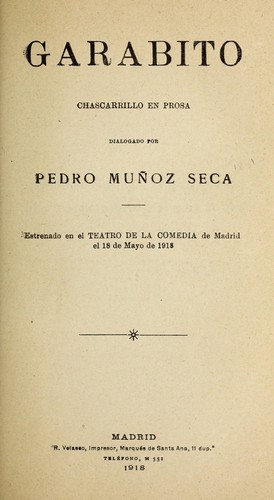 Portada de Garabito