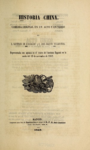 Portada de Historia china
