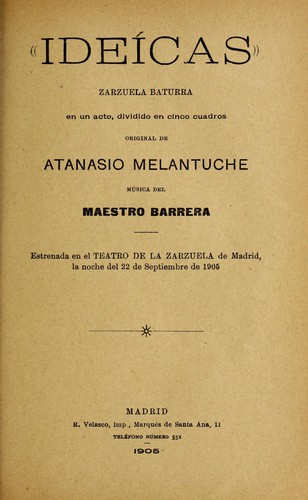 Portada de "Ideícas"