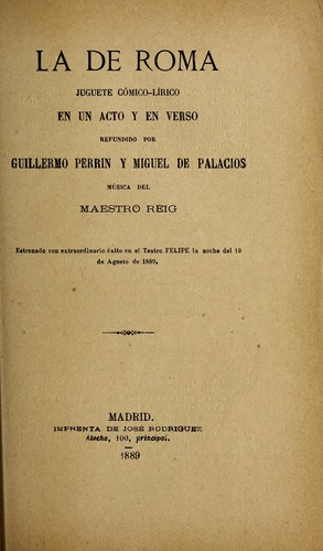 Portada de La de Roma