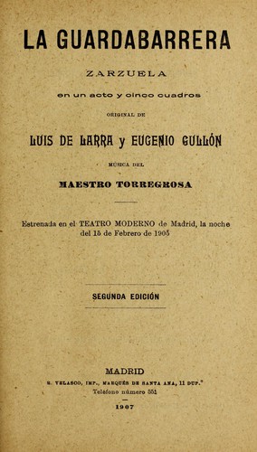 Portada de La guardabarrera