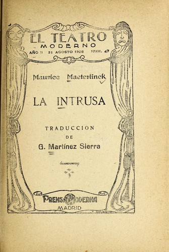 Portada de La intrusa