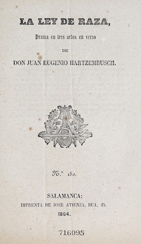 Portada de La ley de raza