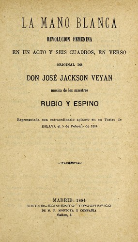 Portada de La mano blanca