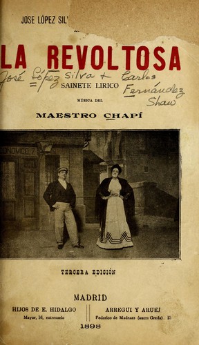 Portada de La revoltosa