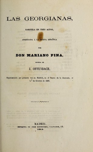 Portada de Las georgianas