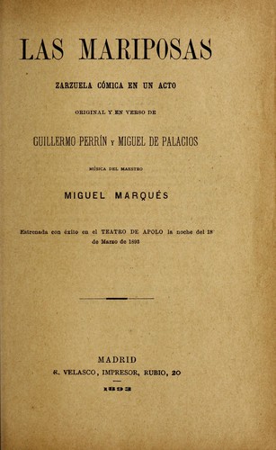 Portada de Las mariposas