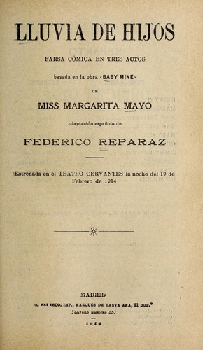 Portada de Lluvia de hijos