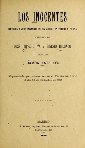 Portada de Los inocentes