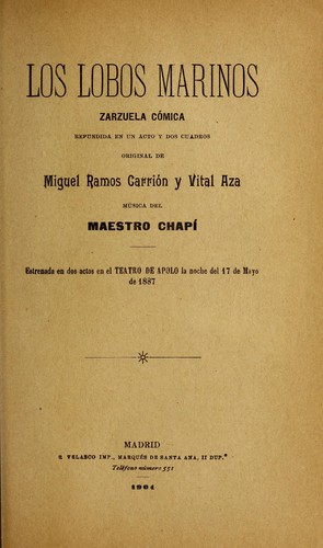 Portada de Los lobos marinos