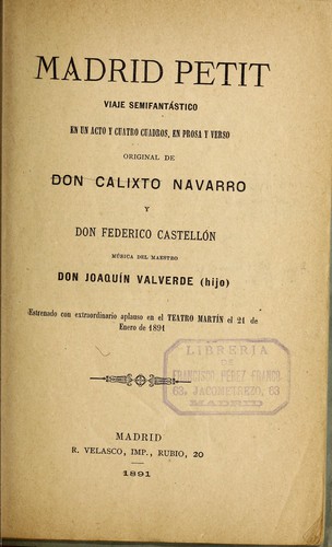 Portada de Madrid petit
