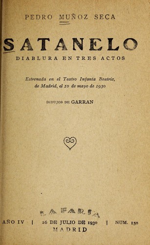 Portada de Satanelo