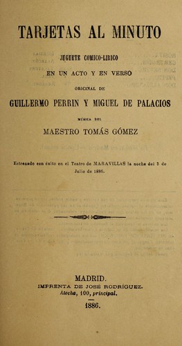 Portada de Tarjetas al minuto
