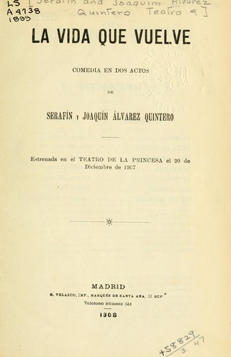 Portada de Teatro