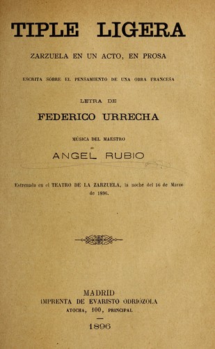 Portada de Tiple ligera