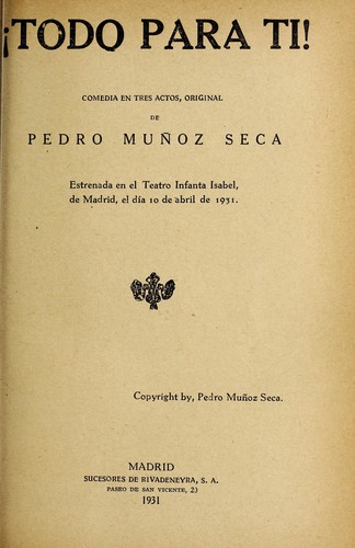 Portada de !Todo para ti!