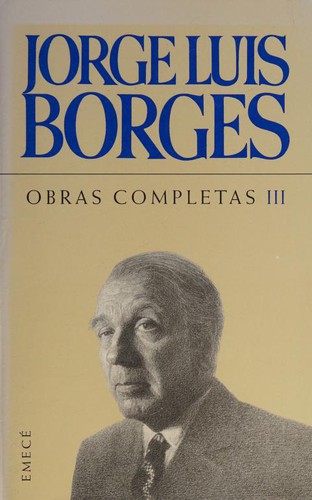 Portada de Obras Completas Iii