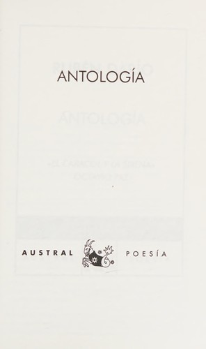 Portada de Antología