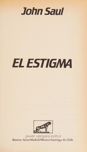 Portada de El Estigma