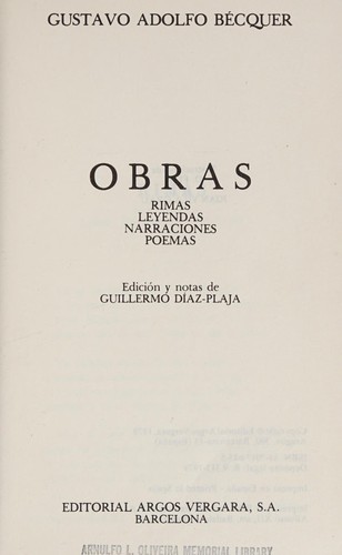 Portada de Obras