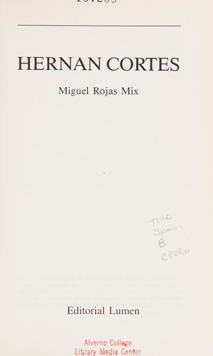 Portada de Hernán Cortés