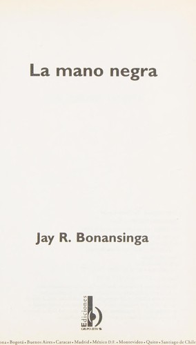 Portada de La mano negra